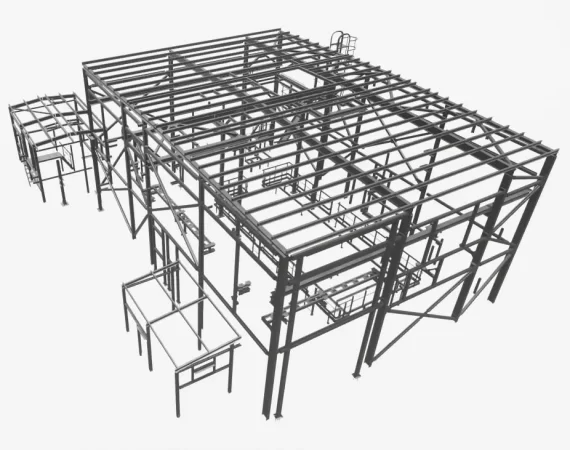 shop-drawings-of-steel-structures-in-tekla